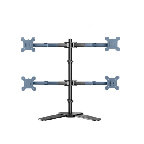 INF Prostostoječe stojalo za 4 zaslone, nastavljivo, 14-27 inch, jeklo, (5000273817) Cene