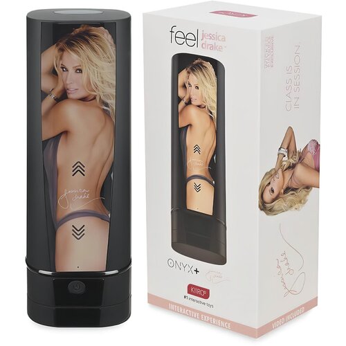 KIIROO Onyx 2 Jessica Drake - interaktivni masturbator z možnostjo polnjenja (črn) Cene