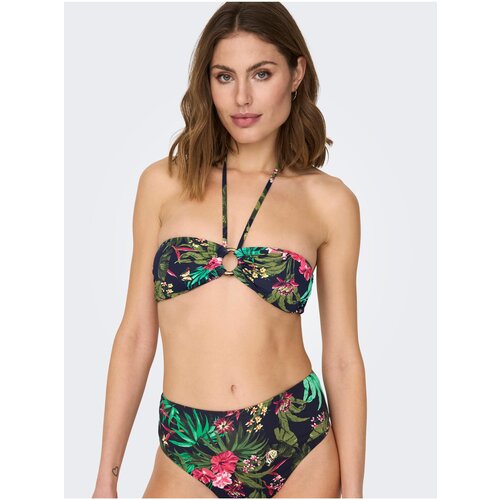 Only Green-blue women&amp;#039;s patterned swimwear top Juliette - Women Slike