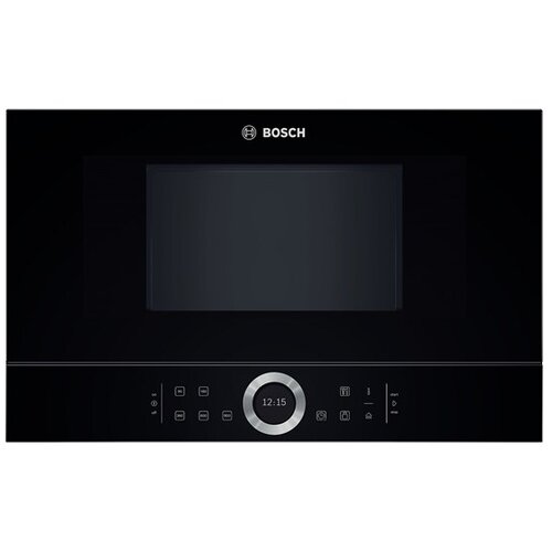 Bosch mikrovalna Serie 8| CRNA, 900W, Autopilot 7, 21L, Desno otvaranje, GB Slike