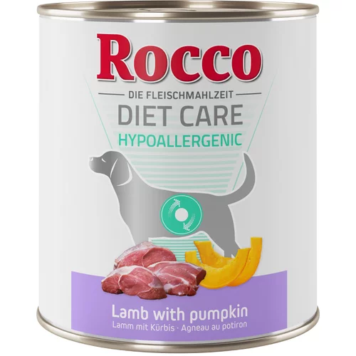 Rocco Diet Care hipoalergena jagnjetina - Varčno pakiranje: 12 x 800 g