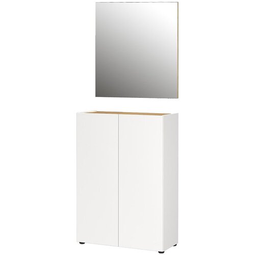 Germania Bijeli set za hodnik u dekoru hrasta 74x200x33 cm Alviano – Cijene