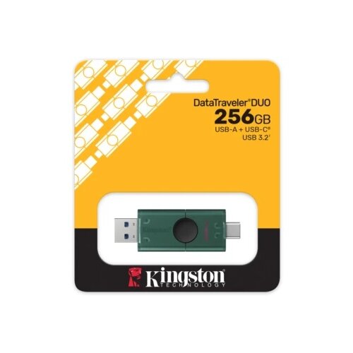 Kingston dtdeg2/256gb datatraveler duo 256gb gen2 3.2 crni flashdrive ( 25459 ) Slike