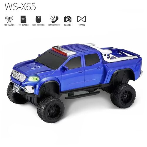  Bluetooth zvučnik WS-X65 plavi Cene