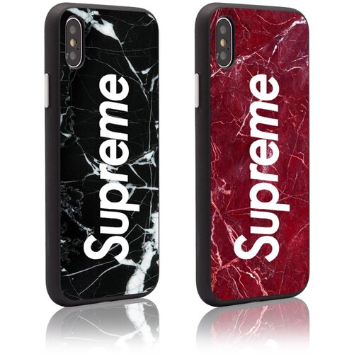  Maska za iPhone XS Max Supreme print crvena Cene