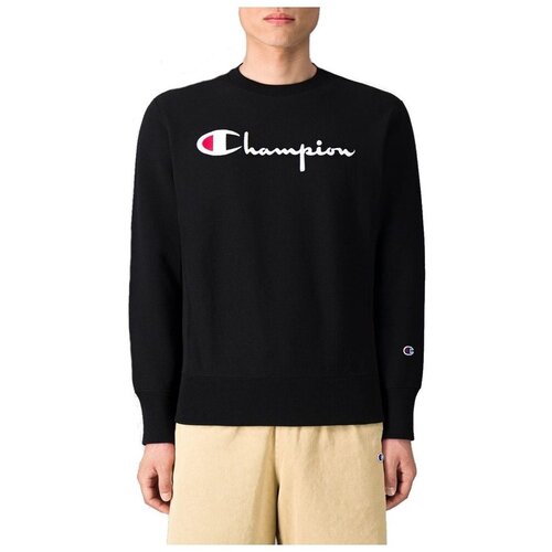 Champion Reverse Weave Embroidered Script Logo Crna Cijene