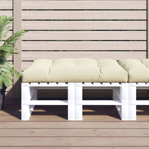  Jastuk za palete krem 120 x 80 x 12 cm od tkanine Cijene