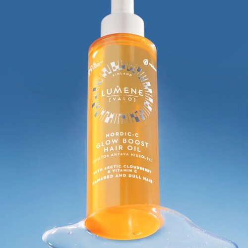 Lumene Nordic-C [VALO] Glow Boost ulje za jačanje i posvjetljivanje za suhu i o&amp;scaron;tećenu kosu 75 ml Slike