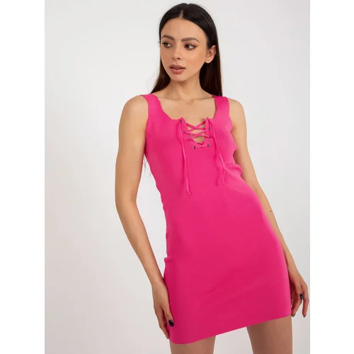BADU Dress-BA-SK-2303.05P-dark pink