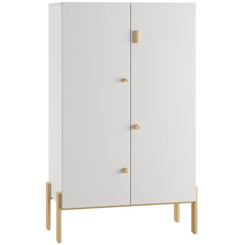 Pinio Svijetlo sivi dječji ormar 100x170 cm Cube - Cijene