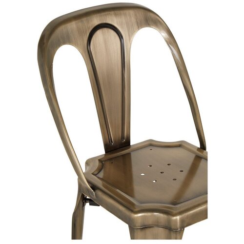 Premier Housewares Medeninast kovinski jedilni stol Grange &amp;ndash; Slike