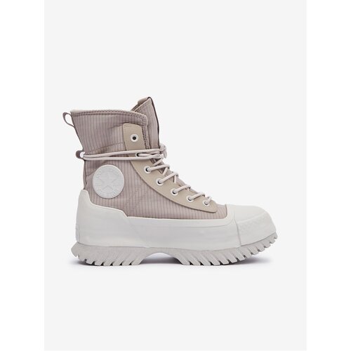 Converse Light Pink Women's Ankle Sneakers on Chuck Ta Platform - Women Slike