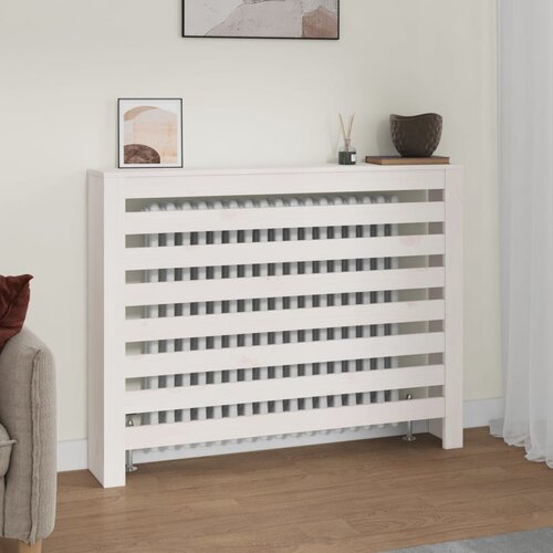  Pokrov za radijator bijeli 108,5 x 19 x 84 cm masivna borovina Cijene