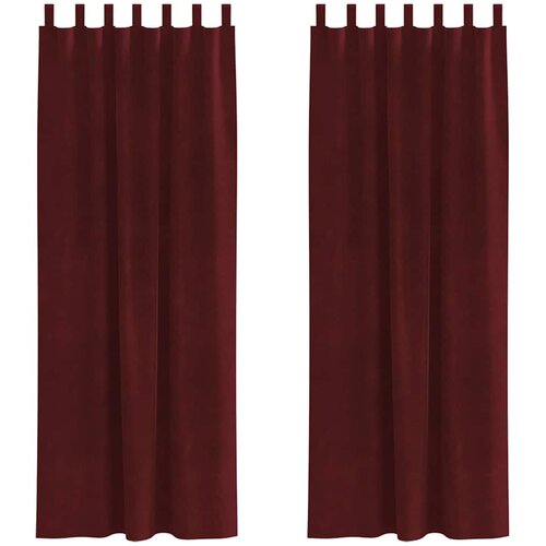  Zavjese za zamračivanje 2 pcs Vinska crvena 140 x 260 cm Bar&amp;scaron;un Slike