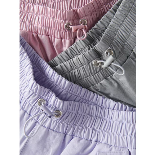 Reserved - Parachute hlače s cargo džepovima - ružičasta