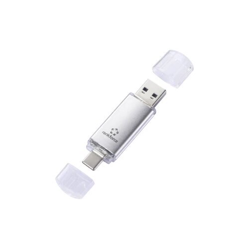 Renkforce RF-USBOS-230 USB stick 64 GB srebrna RF-6688140 USB a, USB-C&reg; Cijene