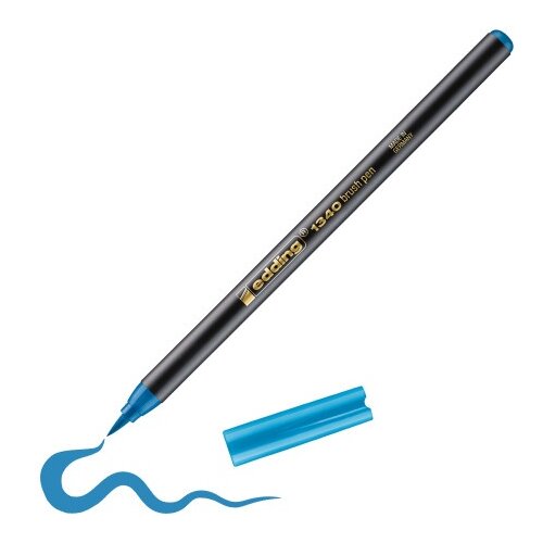 Edding svetlo plava Brush flomasteri E-1340, 1-3 mm ( 08L1340EA ) Slike