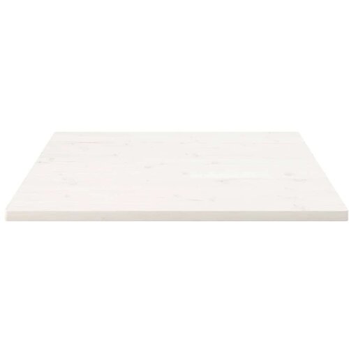 vidaXL Ploča za stol bijela 90x90x2 5 cm masivna borovina četvrtasta Cijene