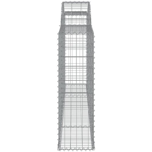  Lučne gabionske ko&amp;scaron;are 10kom 300x30x100/120cm pocinčano željezo Slike