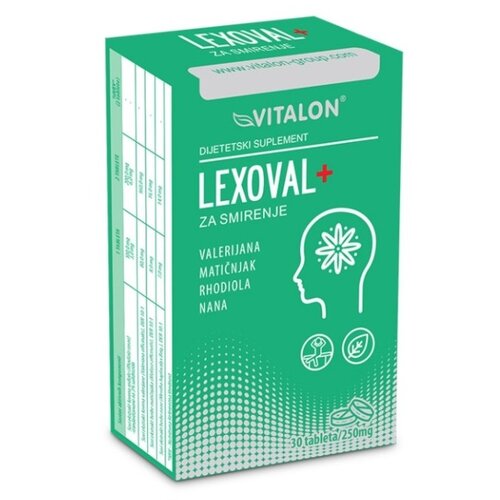 Vitalon lexoval plus dijetetski suplement za smirenje, 30 tableta Slike