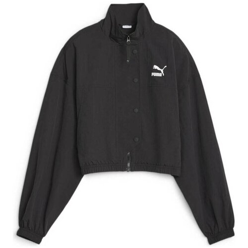 Puma Jakne DARE TO CROPPED WOVEN JACKET Črna Cene