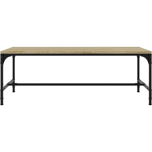  Stolić za kavu boja hrasta 100 x 50 x 35 cm konstruirano drvo Slike