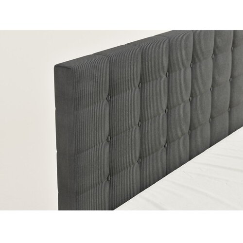 Maison de R&amp;ecirc;ve Antracitno sivi boxspring krevet s prostorom za odlaganje 160x200 cm Tasca &amp;ndash; Slike