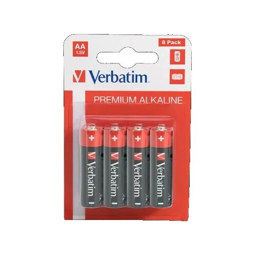  Alkane baterije AA Verbatim, 8 1, 1.5V Cene