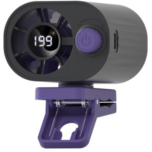 INF Prenosni nosljivi pasni ventilator s sponko, 199-stopenjski USB Black, (5000306748) Cene