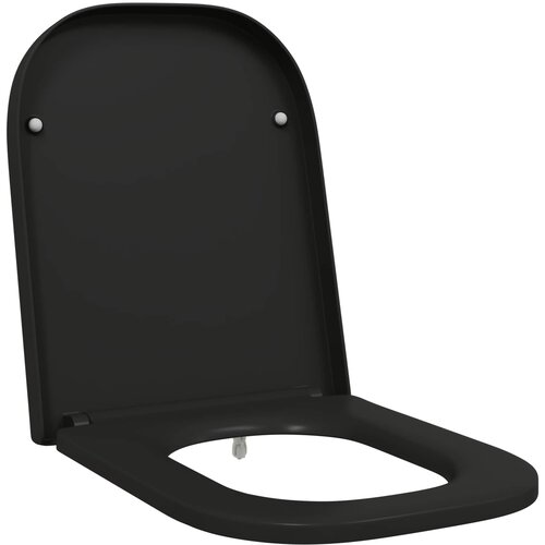  WC daska Crna 47,5 x 35 x 3,6 cm Duroplast Cijene