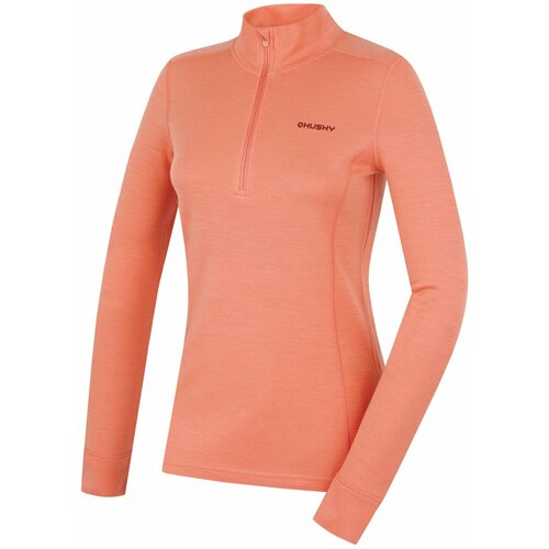 Husky Women's merino sweatshirt Aron Zip L light orange Cene