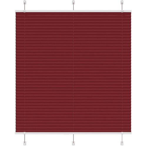 vidaXL Plisirana zavjesa Bordo crvena 115x100 cm &Scaron;irina tkanine 114 4 cm Poliester - Bordo crvena 115 x 100 cm Cijene