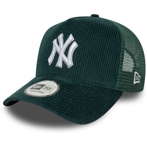New Era Kape s &amp;scaron;iltom Cord trucker neyyan Zelena Slike