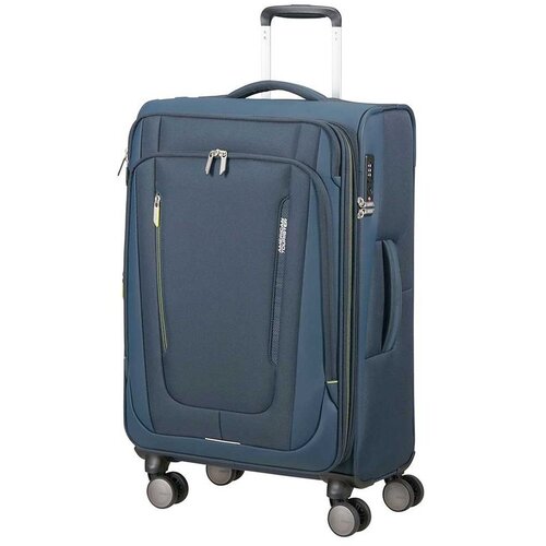 American Tourister Wanderlite kofer M s pro&amp;scaron;irenjem, 73/81 l, plavi Slike