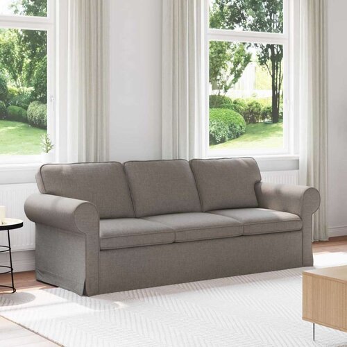 SOFA Sivo-smeđa 215 x 82 x 80 cm Metal Cijene