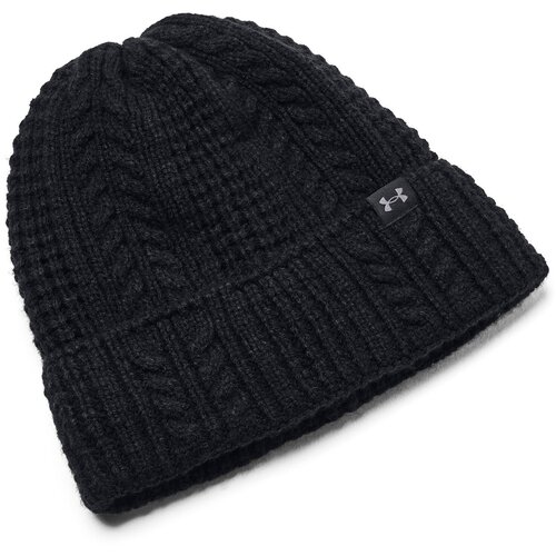 Under Armour W Halftime Cable Knit Beanie-BLK Slike