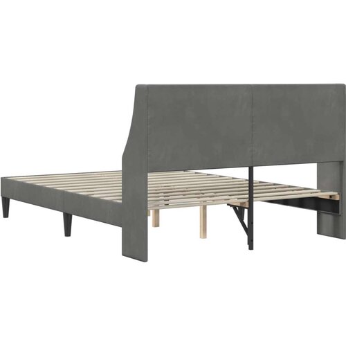  Okvir za krevet Tamno siva 140 x 190 cm Bar&amp;scaron;un - Tamno siva 140 x 190 cm Slike