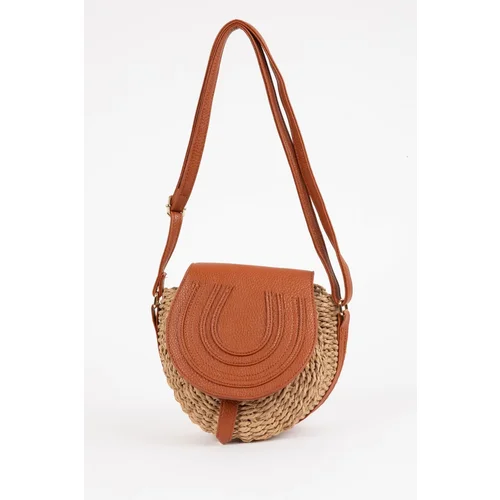 Defacto Women's Straw Crossbody Bag