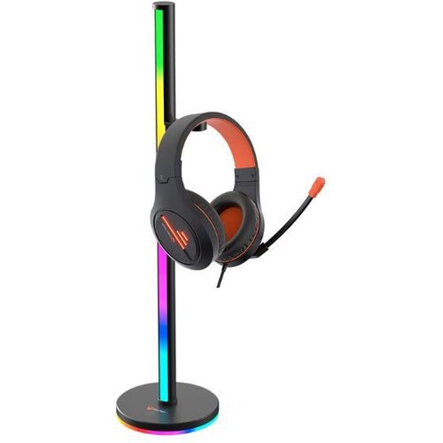 MeeTion Gejmerski držač slušalica, RGB, Crni Slike