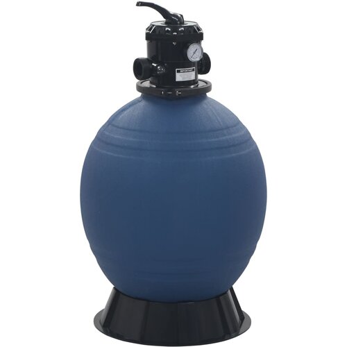 vidaXL Bazenski pe&scaron;čeni filter s 6-pozicijskim ventilom moder 560 mm, (20991268) Cene