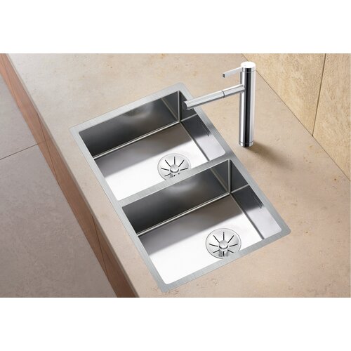 Blanco sudoper CLARON 400/400-IF InFino INOX 18/10, bez dalj.upr. Slike