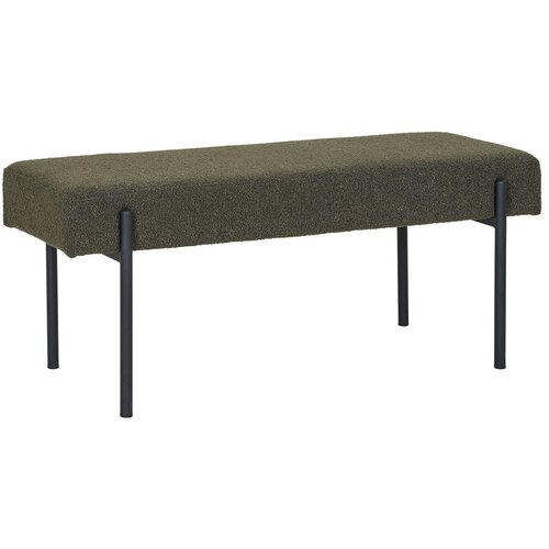 House Nordic Tamno zelena klupa od boucl&amp;eacute; tkanine Swindon &amp;ndash; Slike