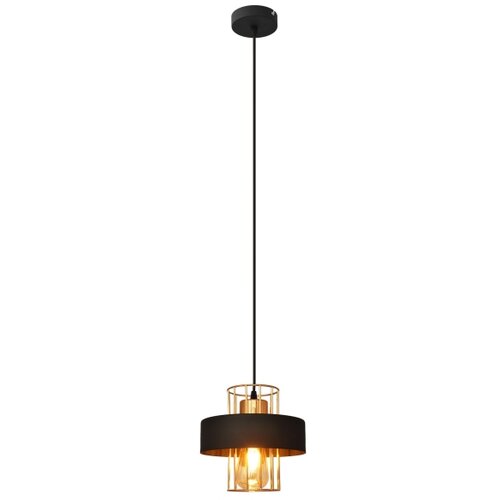  Luster na sajli VOLTA 1xE27/15W/230V crna/ružičasto zlato Slike