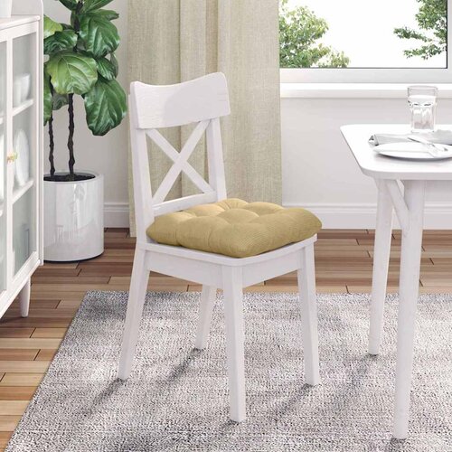  Jastučići za sjedenje 4 pcs Siva zelena 45 x 45 cm Slike