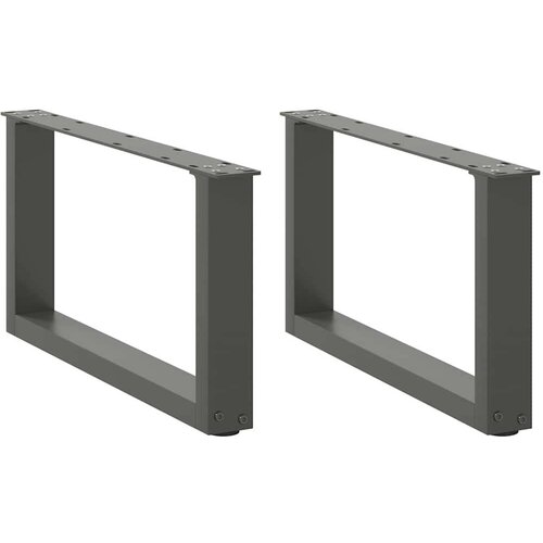  Noge stolića za kavu U-oblika 2 kom antracit 60x(30-31)cm čelik Cijene