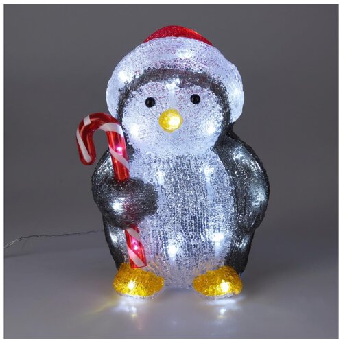  LED spoljna božićna dekoracija 32xLED/3xAA 24 cm IP44 pingvin Slike