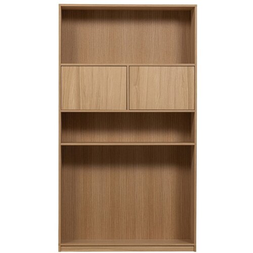 vtwonen Modularna biblioteka u dekoru hrasta u prirodnoj boji 110x199 cm Modular – Cijene