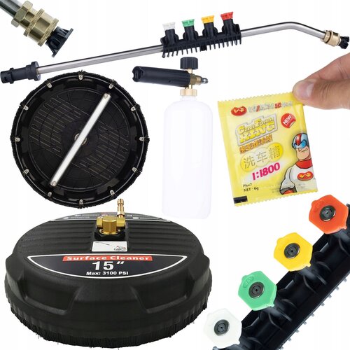 Rosfix čopič za kocke t-racer 1+TLAČNA kopja 1/4&amp;quot; upognjena 15+5 &amp;scaron;ob in držalo+čistilo za peno 1000ML+PODLAGA za izdelavo pene v prahu 6G, (21746427) Slike