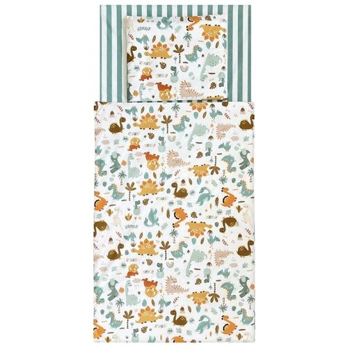 Baby Textil Textil posteljina za krevetac Dino družina Slike