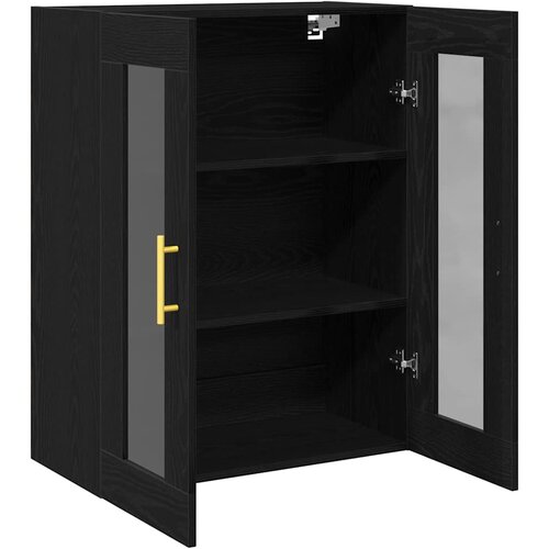  Ormar za Zid Crni hrast 69,5 x 34 x 90 cm Konstruirano drvo Slike